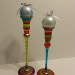 How to Paint Glass Christmas Ornaments
