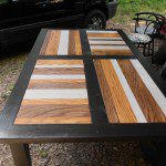 Create a Striped Panel with Stain and Plywood