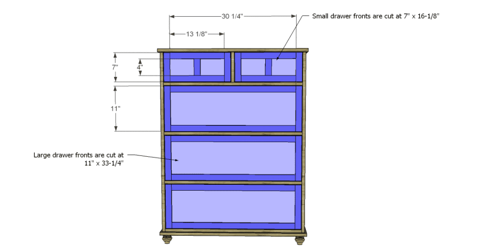 Free Plans To Build A Pier One Inspired Ashworth 5 Drawer Dresser