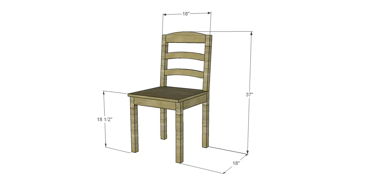 Free Plans to Build a Dining Chair (1)