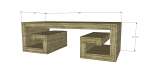 Horchow Inspired Key Coffee Table