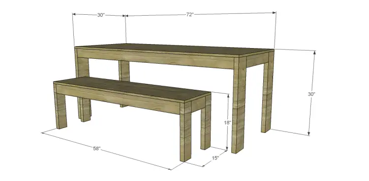 Free Plans to Build a West Elm Inspired Boerum Dining Table and 