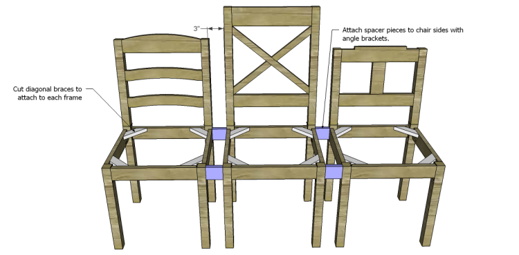 Build A Dining Chair Bench