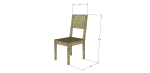 World Market Inspired Tradesman Chair