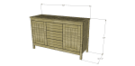 World Market Inspired Garner Sideboard