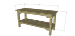 LL Bean Inspired Large Bench