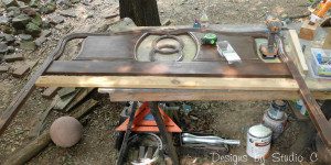 How to Build a Bench Using an Old Headboard 3