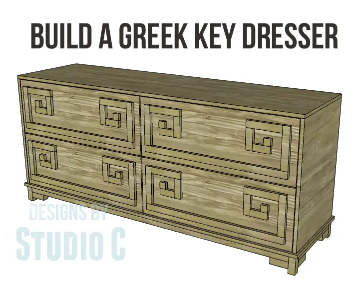 Build A Greek Key Dresser