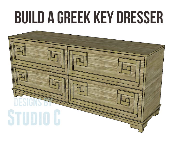 Build A Greek Key Dresser