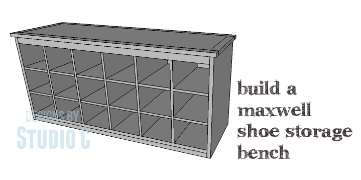 DIY Plans to Build a Maxwell Shoe Storage Bench
