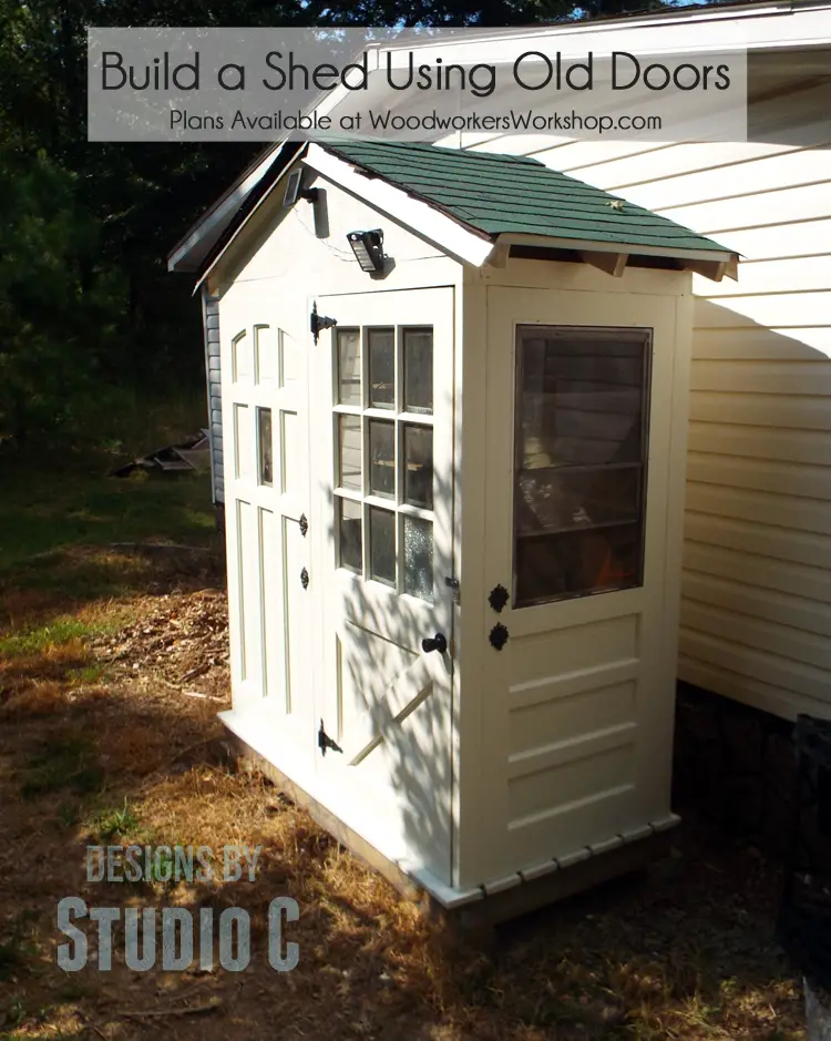 New Plans to Build a Shed Using Old Doors Available from ...