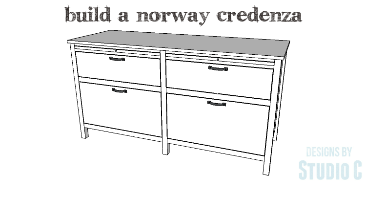 Diy Plans To Build A Norway Credenza