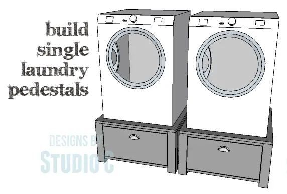 Easy To Build Single Laundry Pedestals