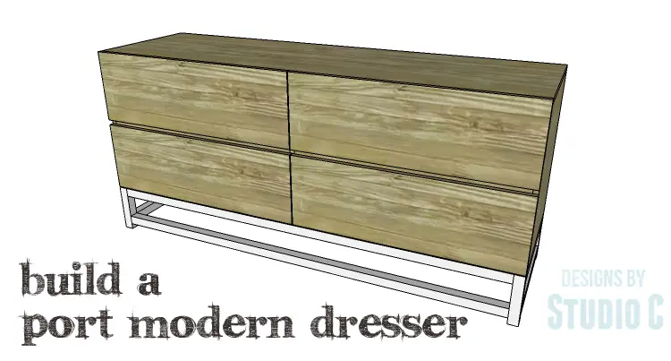 Diy Plans To Build A Port Modern Dresser