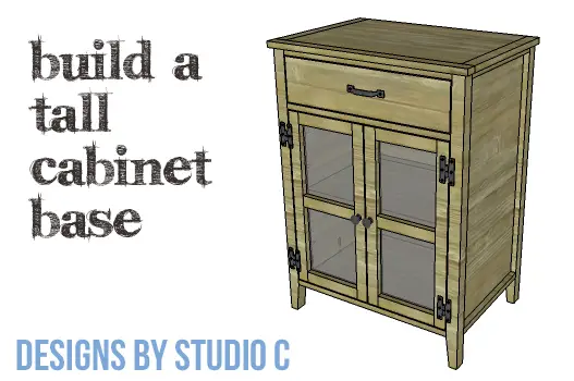 A Tall Cabinet With Hutch Part One