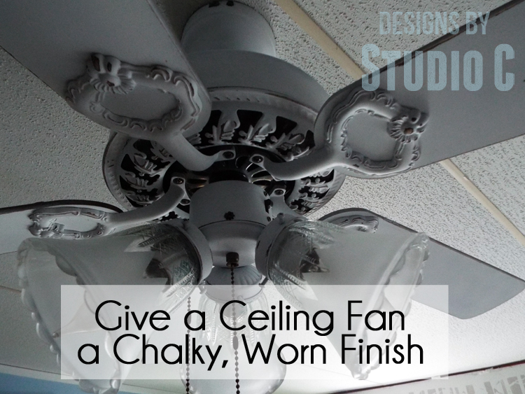 Painting the Ceiling Fan 