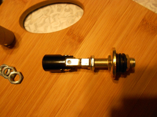 make a lamp from a wine bottle parts with socket