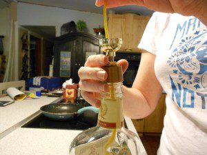 How to Make a Lamp with a Liquor Bottle 11
