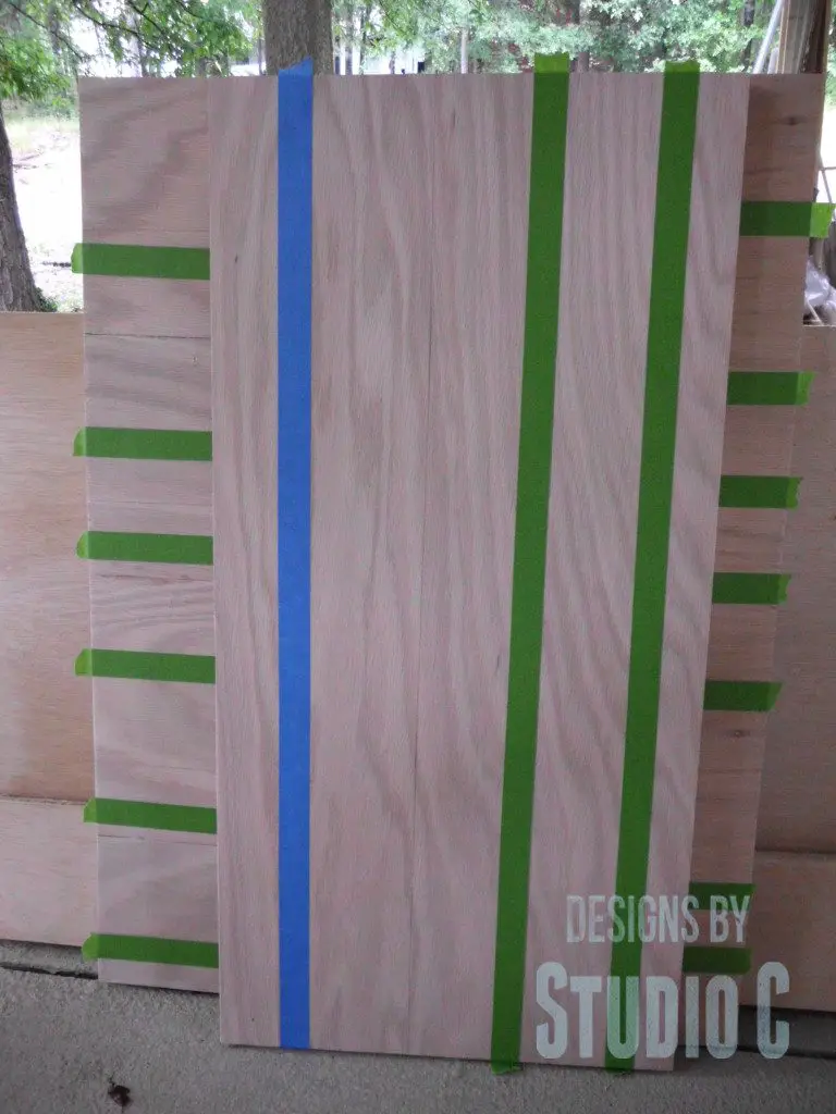 Create a Striped Panel with Stain and Plywood SANY0658
