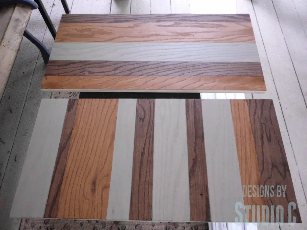 Create a Striped Panel with Stain and Plywood SANY0673