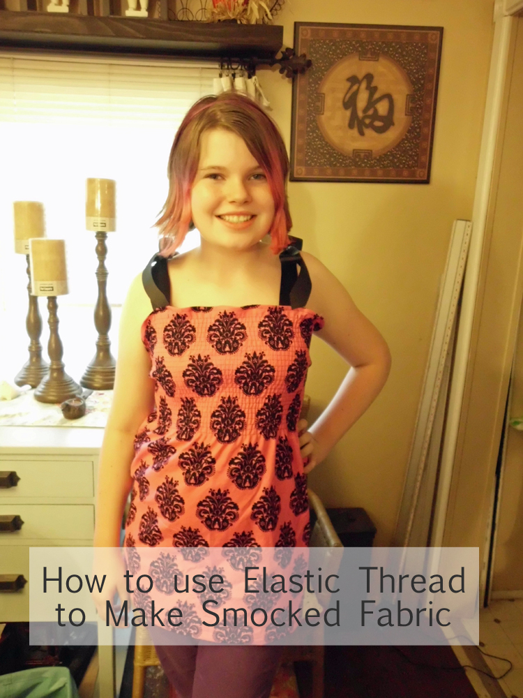 How to Use Elastic Thread to Make Smocked Fabric SANY0781 copy