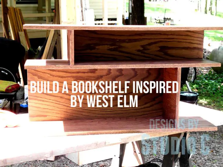 build a bookshelf inspired by West Elm Table 