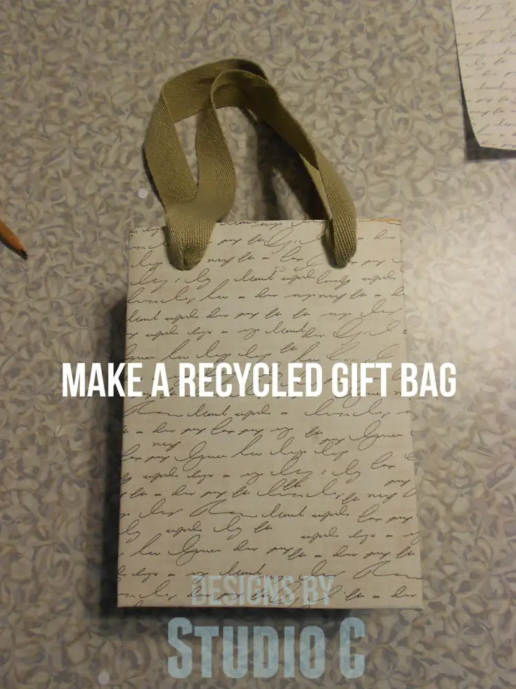 recycled gift bag