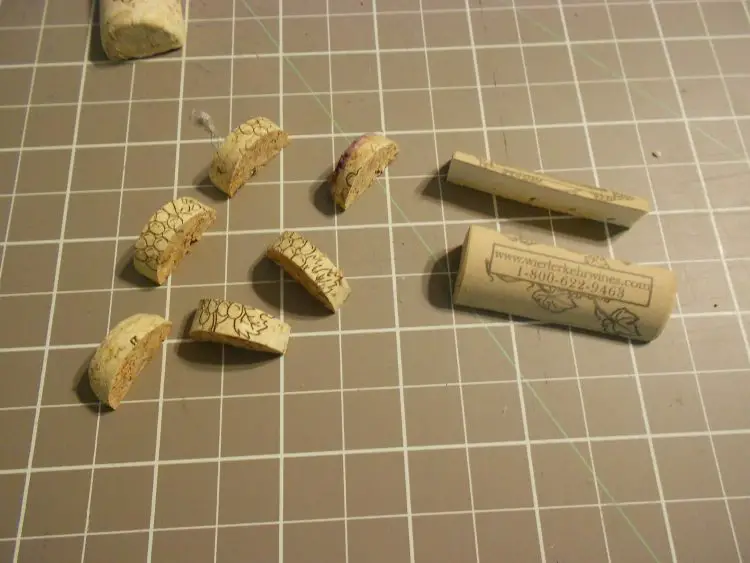 framed cork board wine bottle corks scraps for fillers