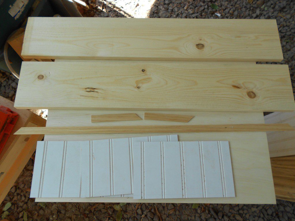 beadboard peg shelf base