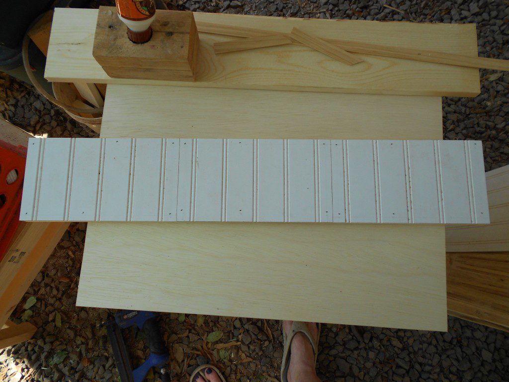 beadboard peg shelf finished beadboard