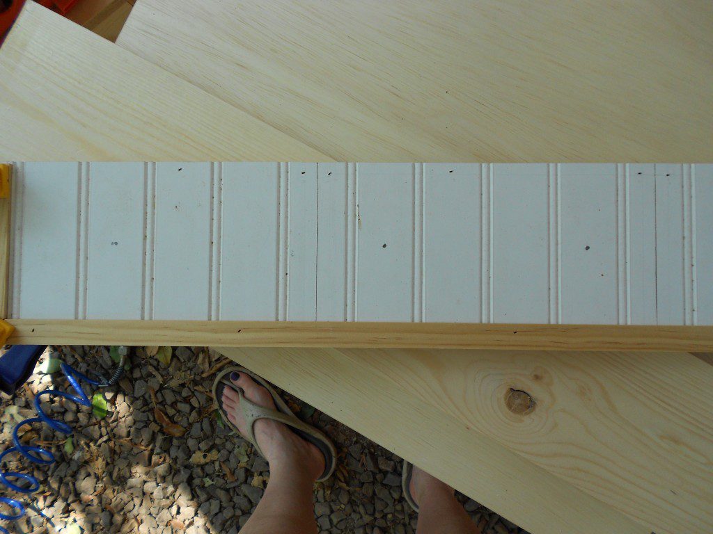 beadboard peg shelf mark holes for knobs