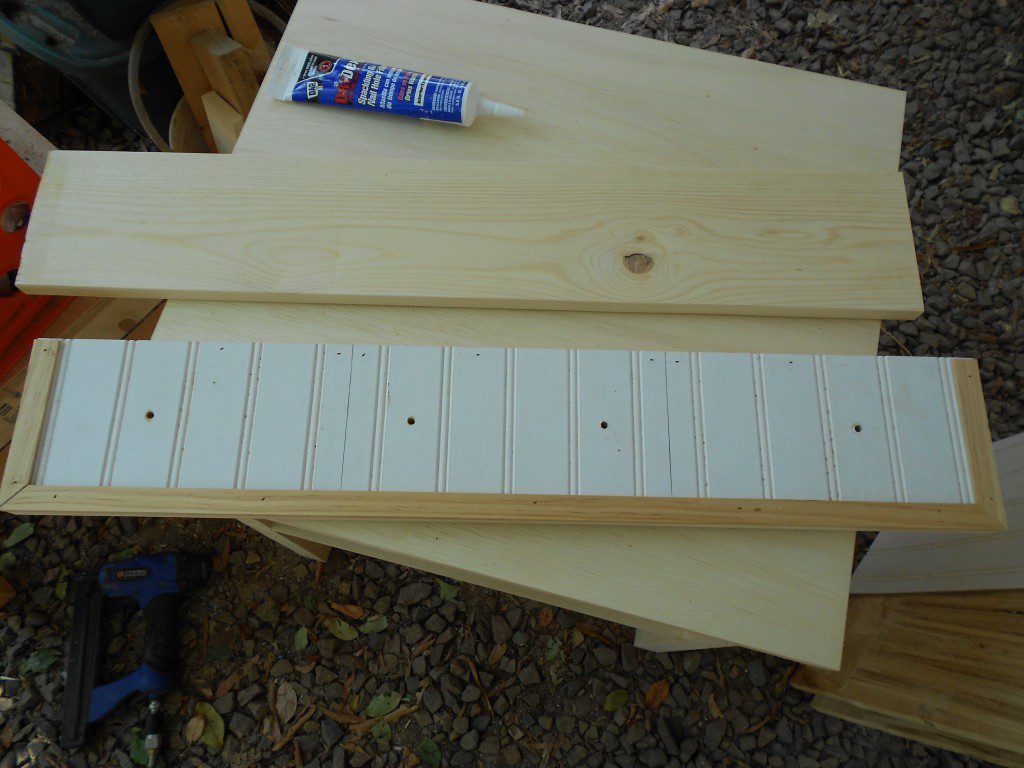 beadboard peg shelf drill holes