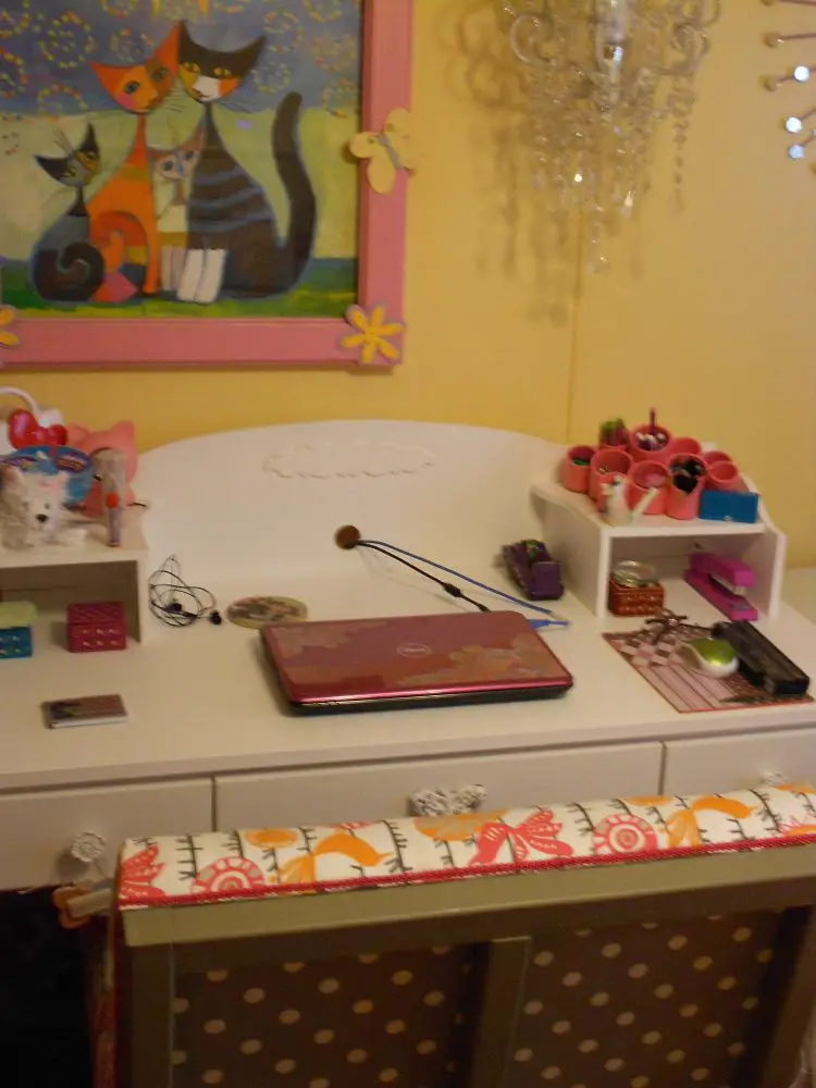 Teen Bedroom Makeover desk front