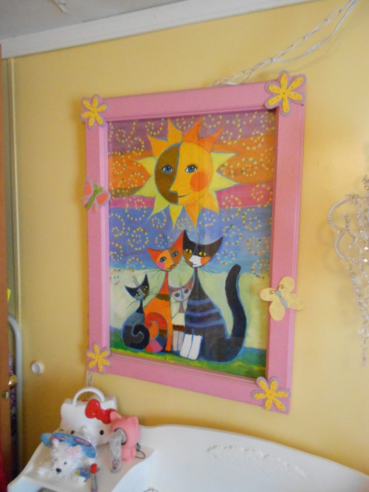 Teen Bedroom Makeover cat poster