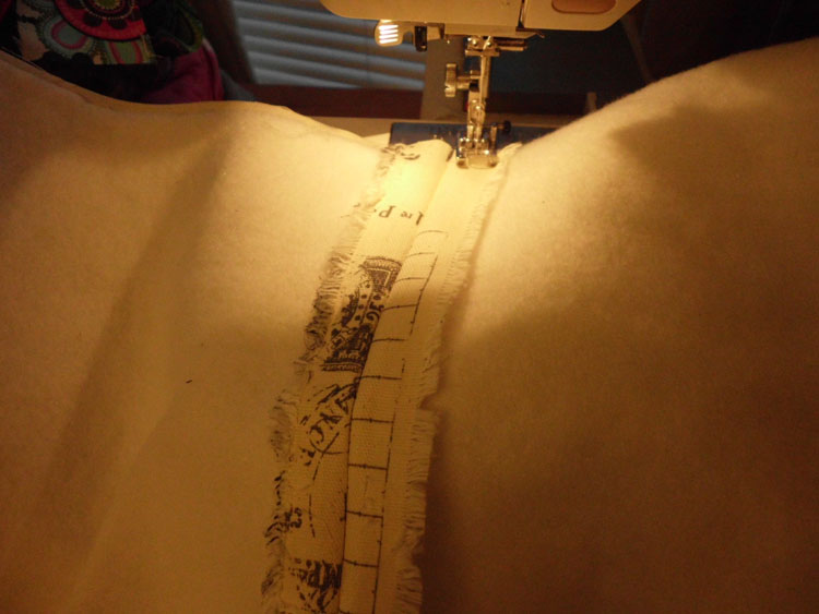 Make a Canvas Cube stitch seams open