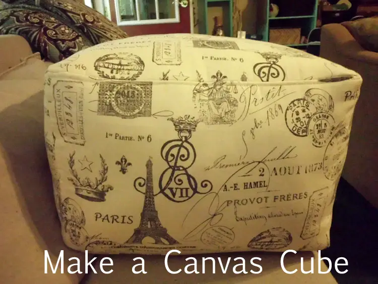 Make a Canvas Cube 