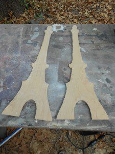 How to Create a Wood Eiffel Tower Wall Decoration 3