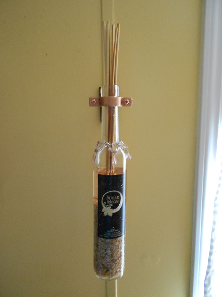 How to Make a Fragrance Diffuser with a Wine Bottle completed project