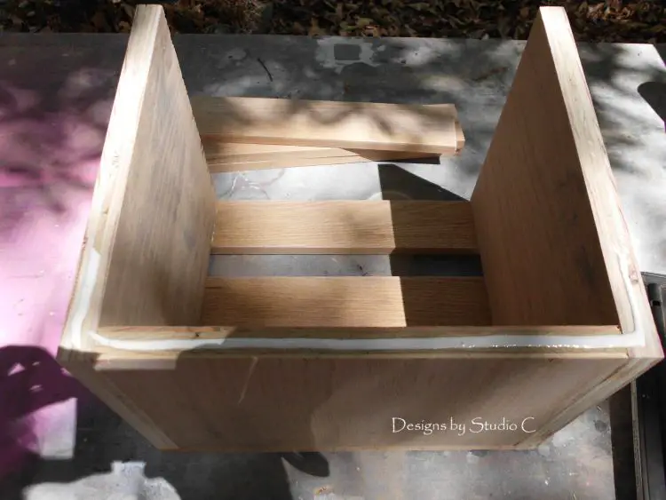 Build a Rustic Basket side slats
