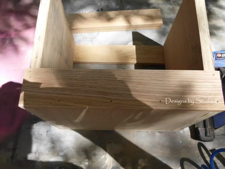 Build a Rustic Basket second side slats