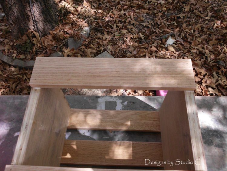 Build a Rustic Basket more slats