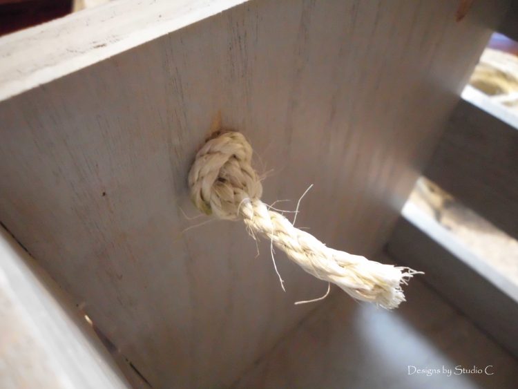 Build a Rustic Basket rope knot