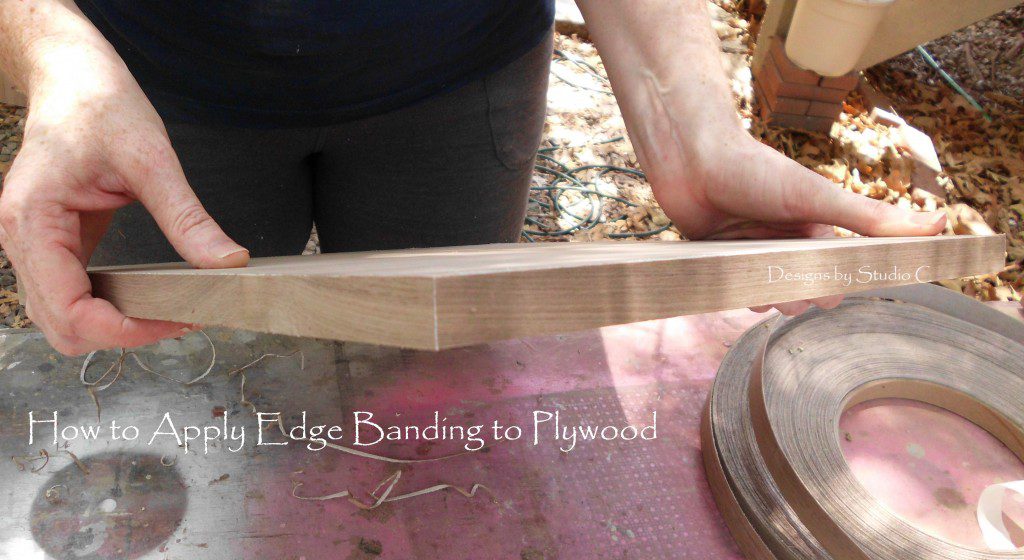 How to Finish Raw Plywood Edges - Pretty Handy Girl