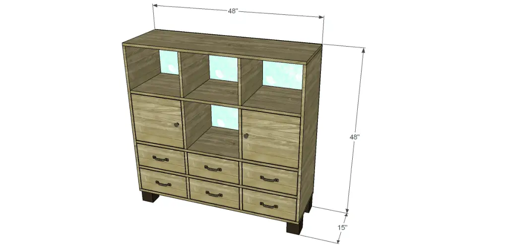 how to build a cabinet dimensions