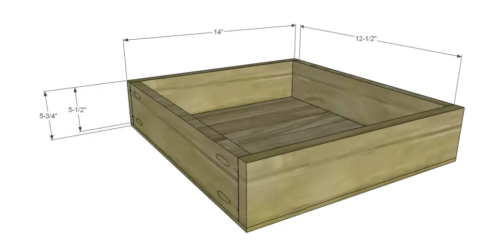 how to build a cabinet drawer box