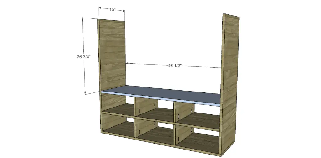 how to build a cabinet upper drawer shelf
