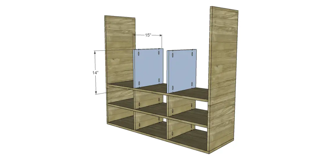 how to build a cabinet lower cubby dividers