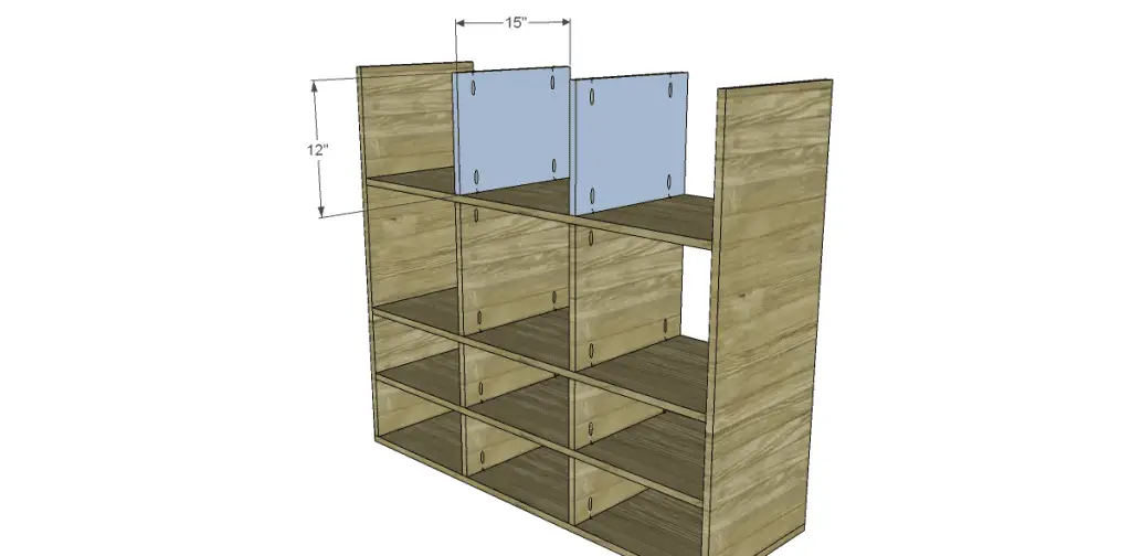 how to build a cabinet upper dividers