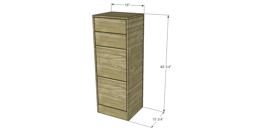Free Furniture Plans to Build a File Cabinet