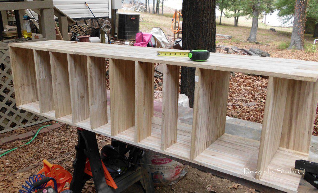 Build a Bookcase Using Pine Panels Designs by Studio C